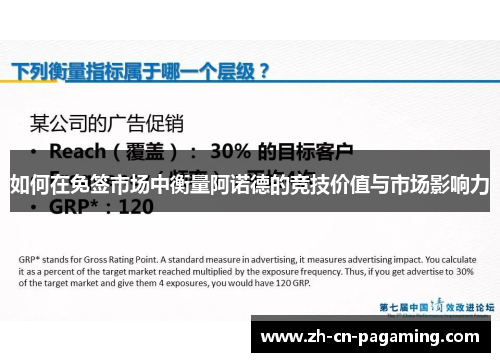 如何在免签市场中衡量阿诺德的竞技价值与市场影响力