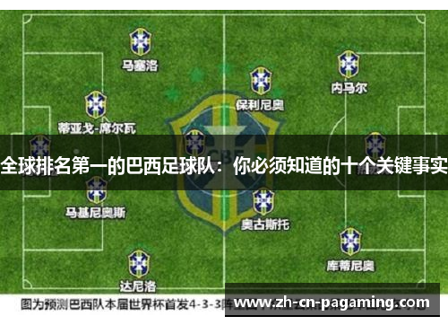 全球排名第一的巴西足球队：你必须知道的十个关键事实